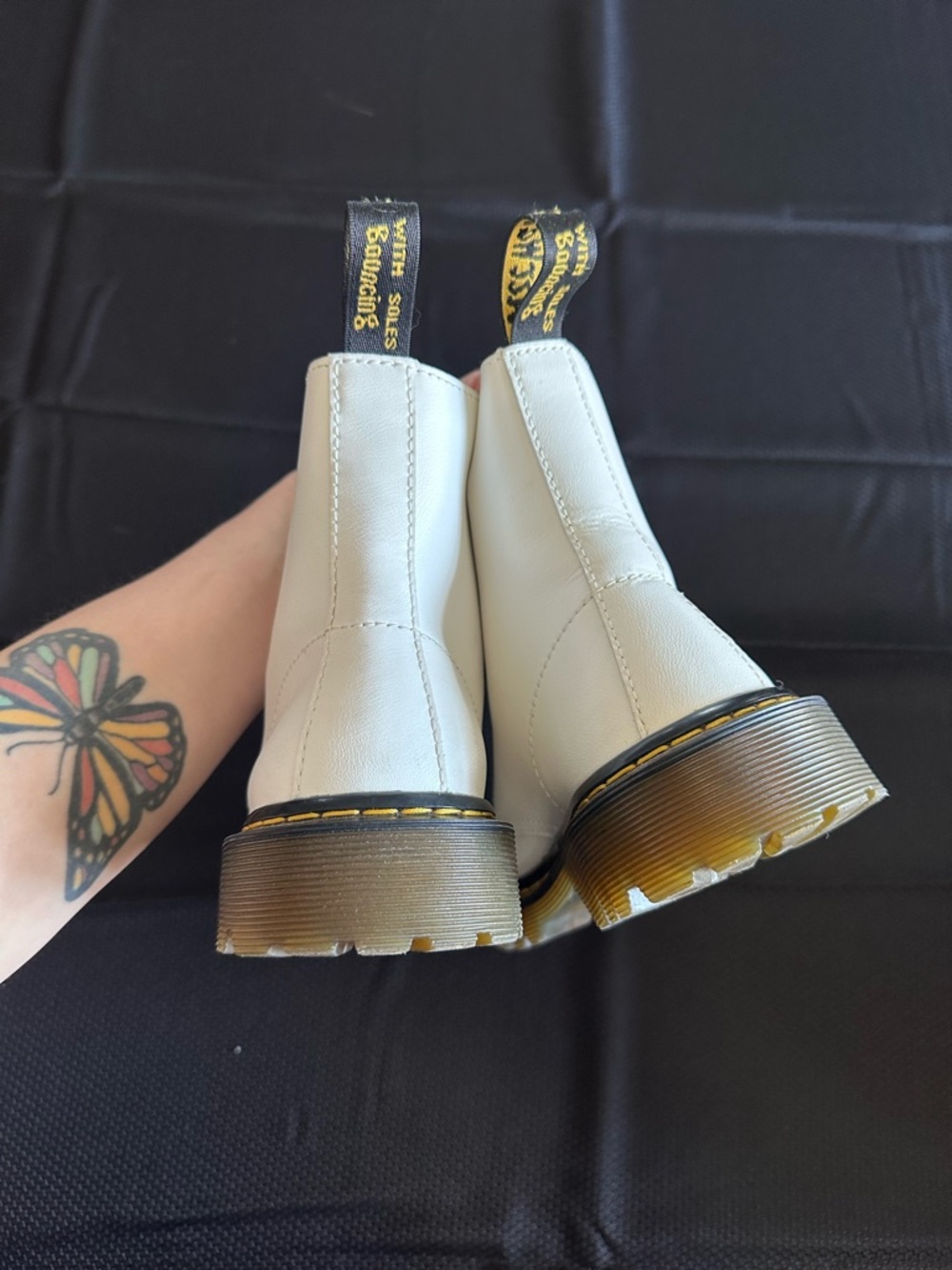 White Dr. Martens LUANA Style! - Picture 2 of 6